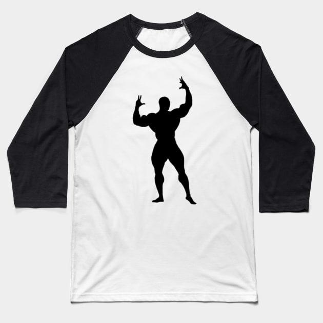 Bodybuilder 1 Baseball T-Shirt by TeMan